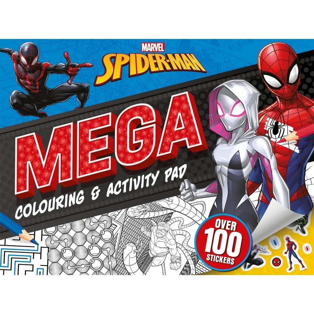 Marvel Spider-Man: Mega Colouring & Activity Pad