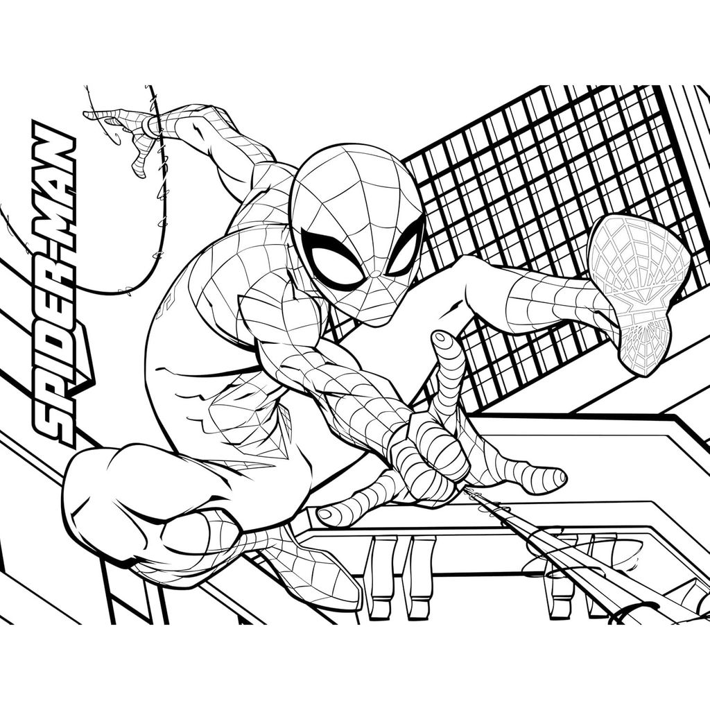 Marvel Spider-Man: Mega Colouring & Activity Pad