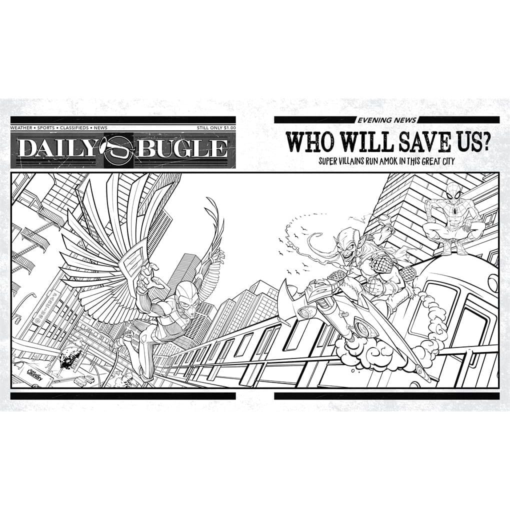 Marvel Spider-Man: Mega Colouring