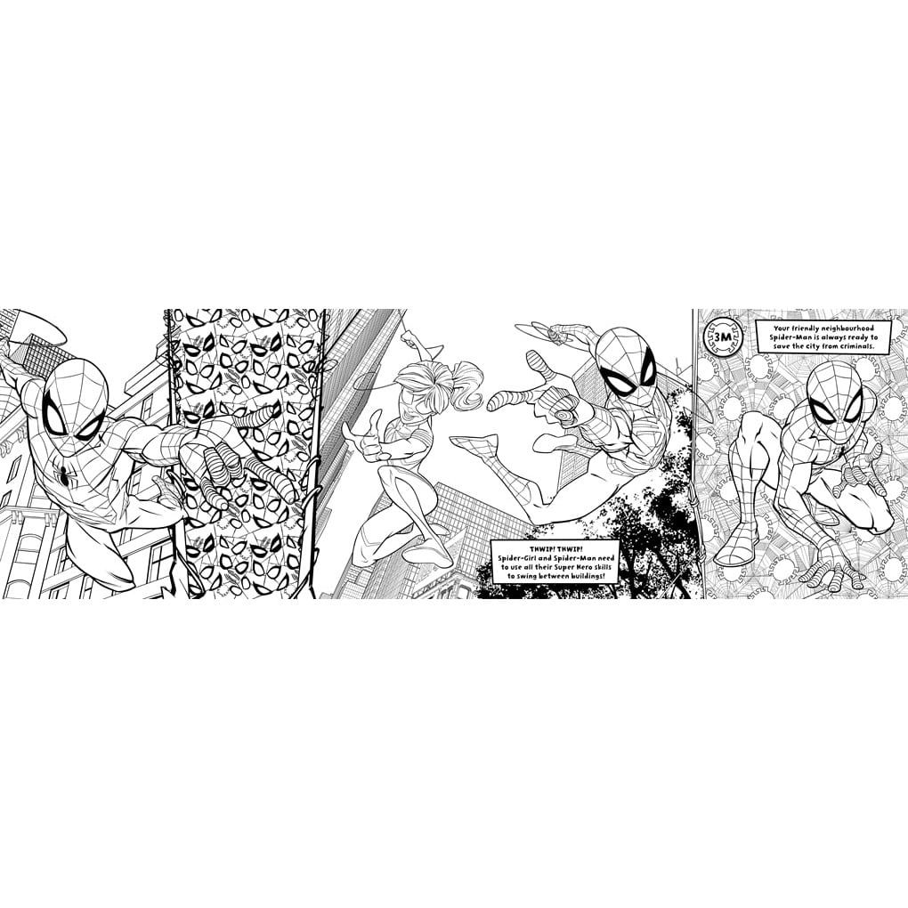 Marvel Spider-Man: Never-Ending Colouring