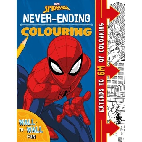 Marvel Spider-Man: Never-Ending Colouring