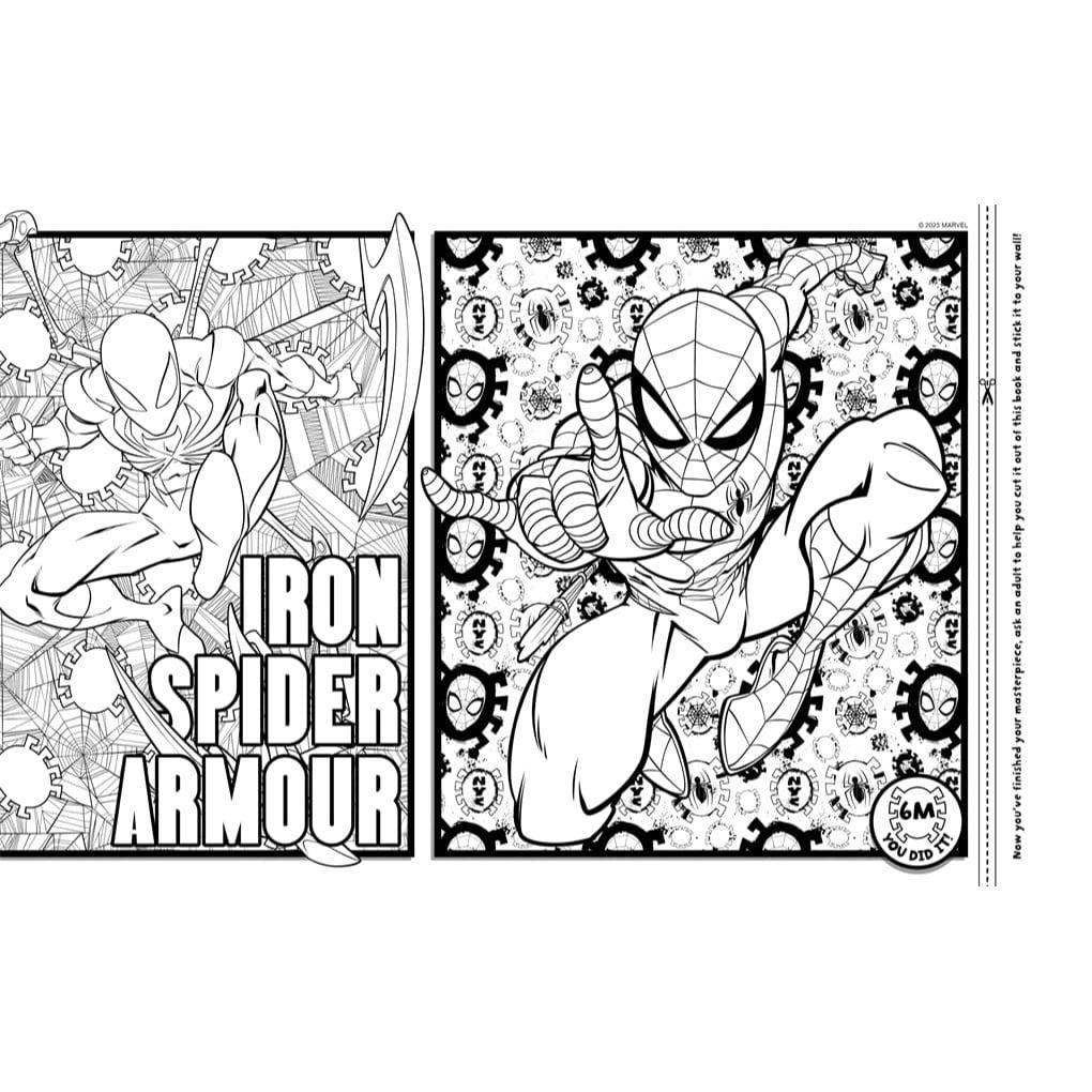 Marvel Spider-Man: Never-Ending Colouring