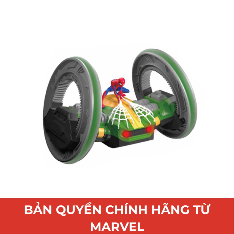 Vecto Đồ Chơi Siêu Xe Marvel Spider Man Nhào Lộn Điều Khiển Từ Xa MM60601