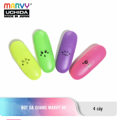 Bộ 4 Marvy- Viết Dạ Quang 60