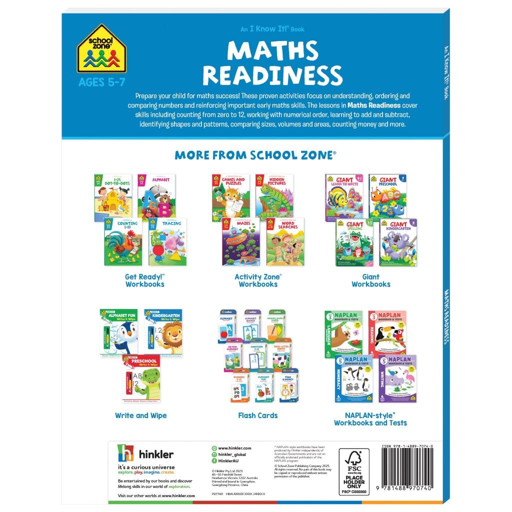 Maths Readiness: An I Know It! Book
