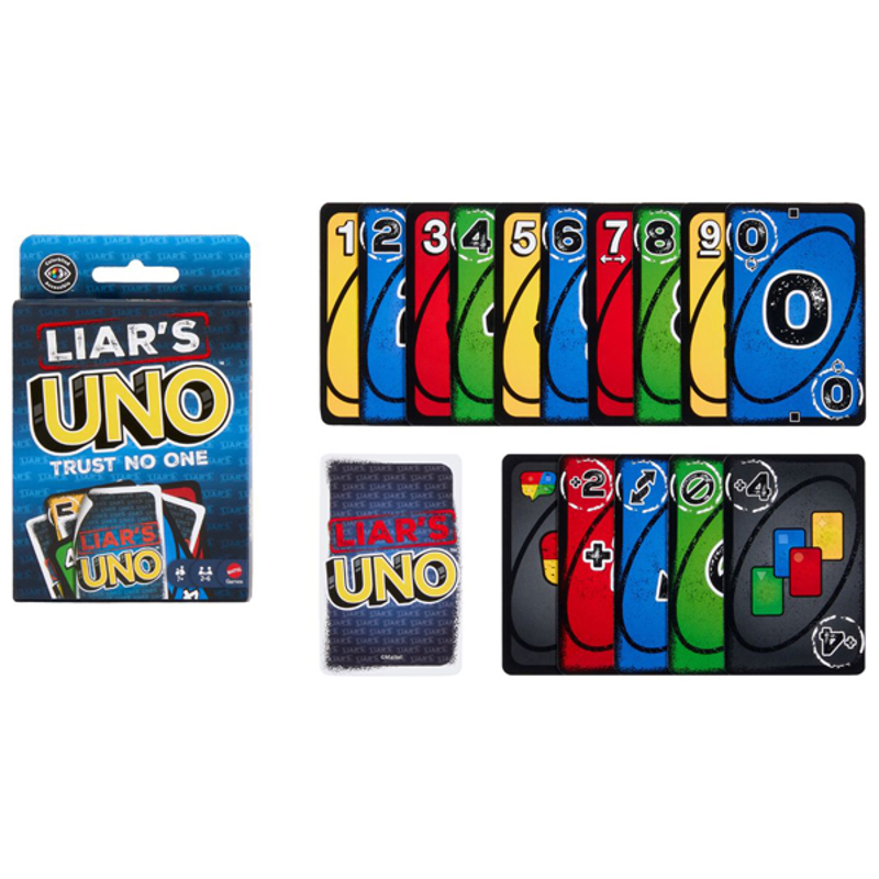 Mattel Games Trò  Chơi Trí Tuệ Uno Liar Jlh43