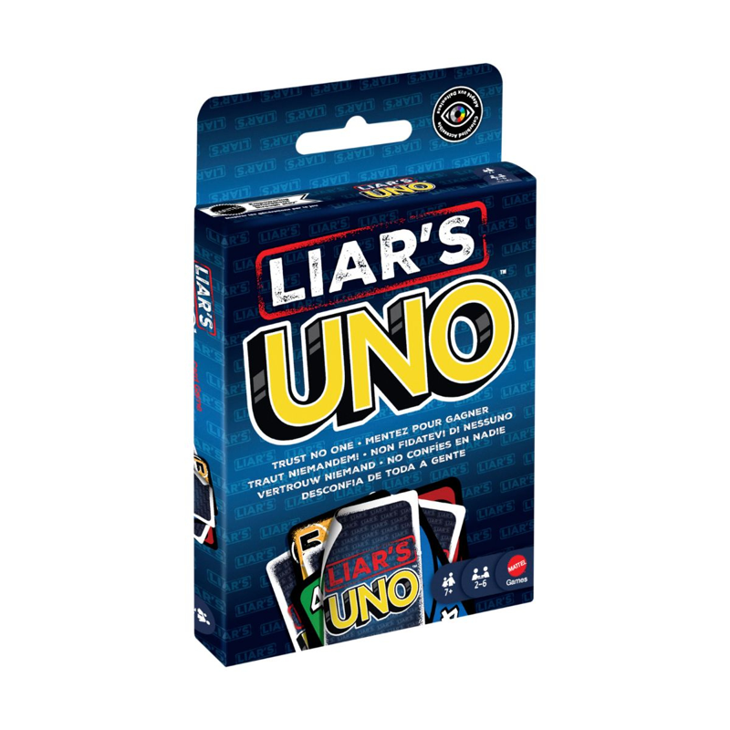 Mattel Games Trò  Chơi Trí Tuệ Uno Liar Jlh43