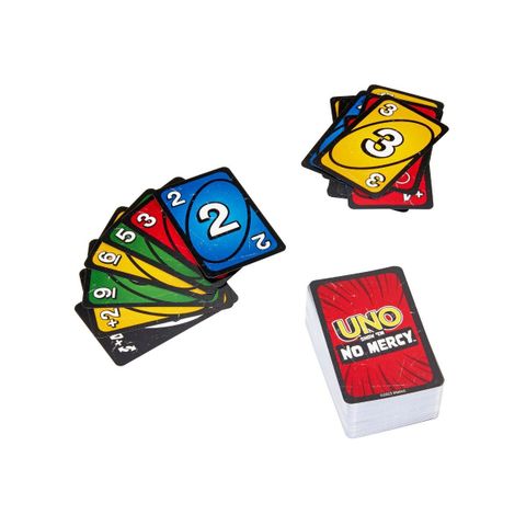 Mattel Games Trò Chơi Trí Tuệ Uno No Mercy HWV18
