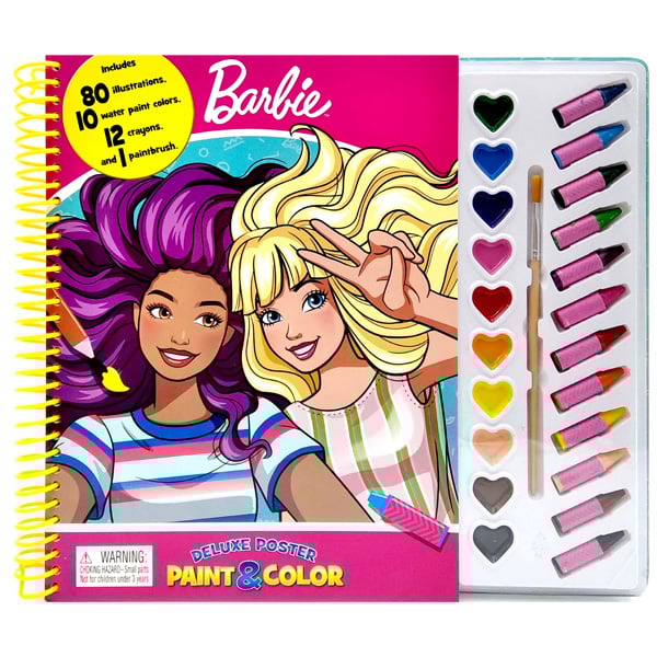 Mattel Barbie Deluxe Poster Paint & Color