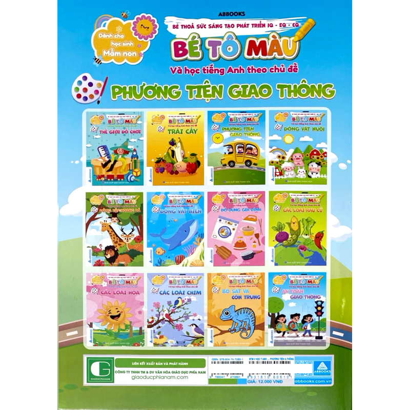 Bé Tô Màu Và Học Tiếng Anh Theo Chủ Đề - Phương Tiện Giao Thông