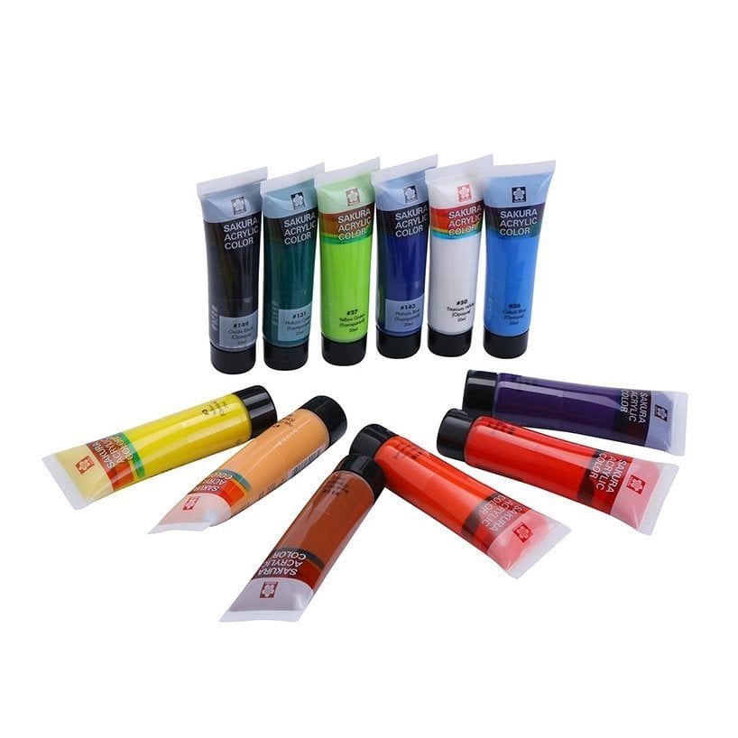 Màu Vẽ Acrylic Sakura XAC20#31, 20Ml, Viridian