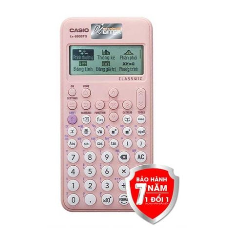 Máy Tính Casio Fx-880BTG (TL) Hồng + Pilot BP-1RT