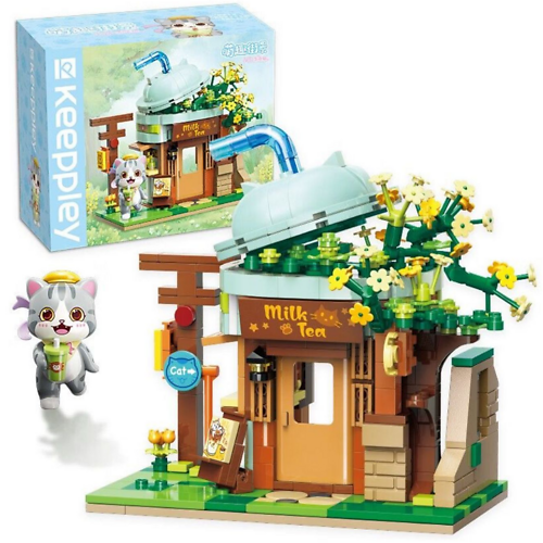 Keeppley Lắp Ráp Ash Cat Milk Tea Shop K28007 (Simba)