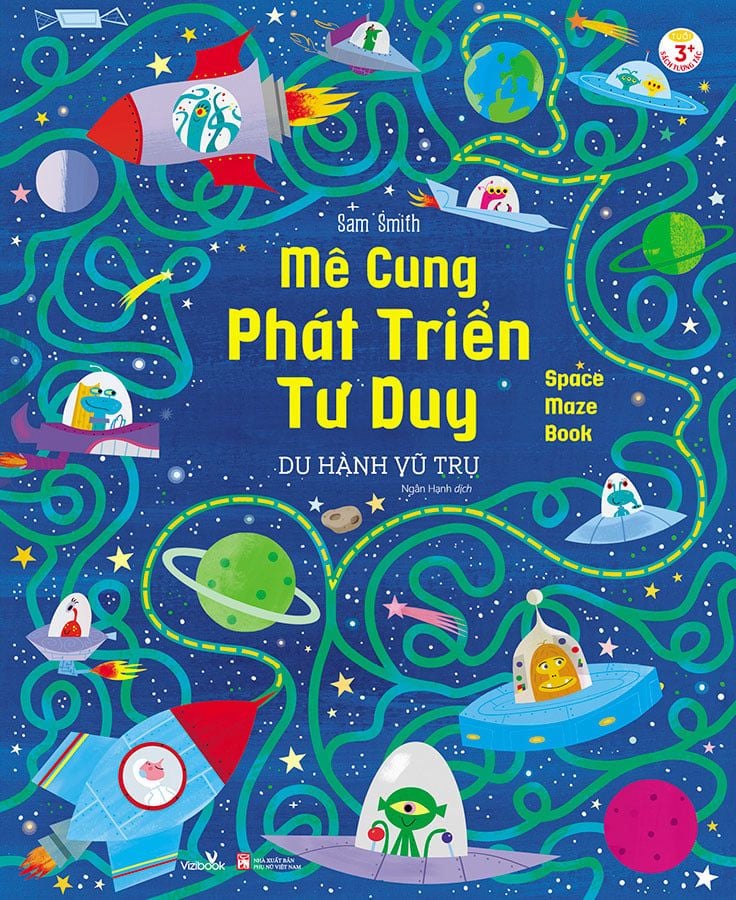 Space Maze Book - Mê Cung Phát Triển Tư Duy - Du Hành Vũ Trụ
