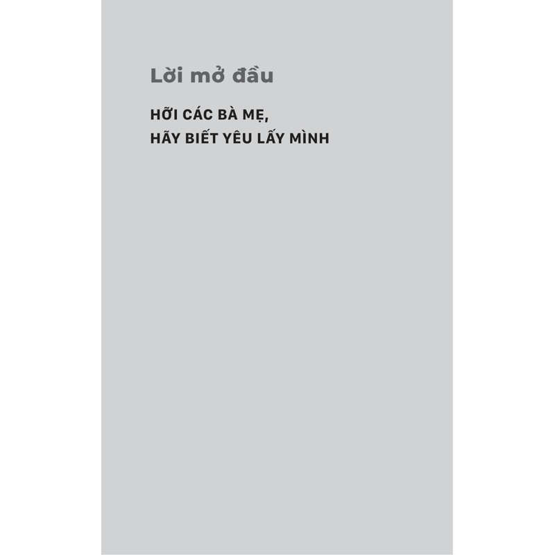 Mẹ Học Cách Yêu Mình Để Nuôi Con Hạnh Phúc