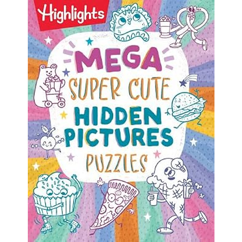 Mega Super Cute Hidden Pictures Puzzles