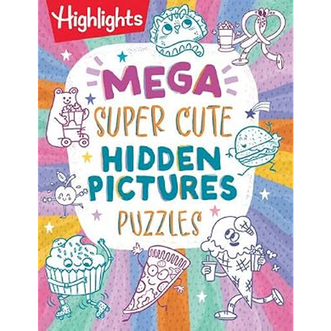 Mega Super Cute Hidden Pictures Puzzles