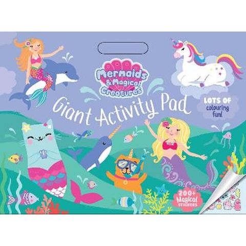 Mermaids And Magical Creatures Mega Activity Pad