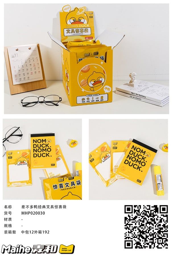 Bộ 3 Giấy Note Vịt Nomo Mhp020030 H/12