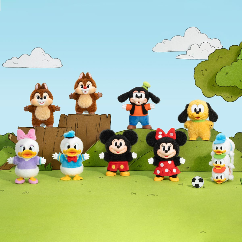 Pop Mart - Mô Hình Mickey Family Cute Together Keychain Series Figures (Giao mẫu ngẫu nhiên)