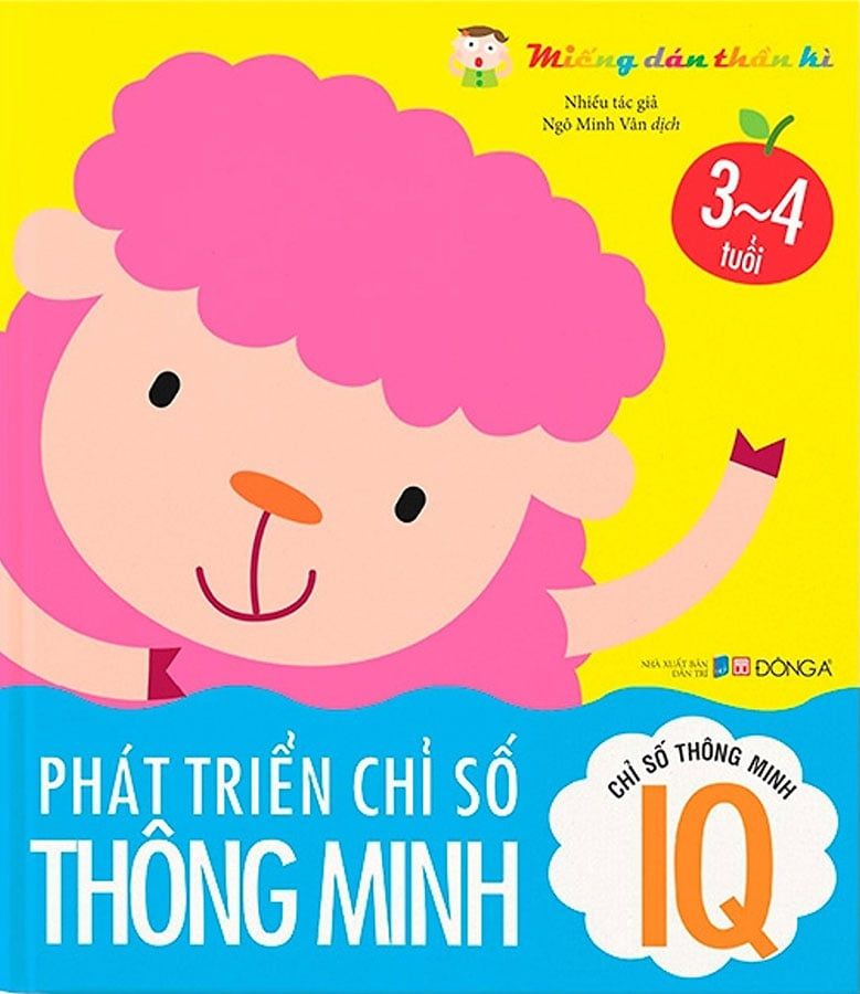 Miếng Dán Thần Kì - Phát Triển Chỉ Số Thông Minh IQ 3-4 Tuổi