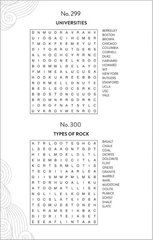 Mindful 600 Puzzles - Word Search - Pink Ombre