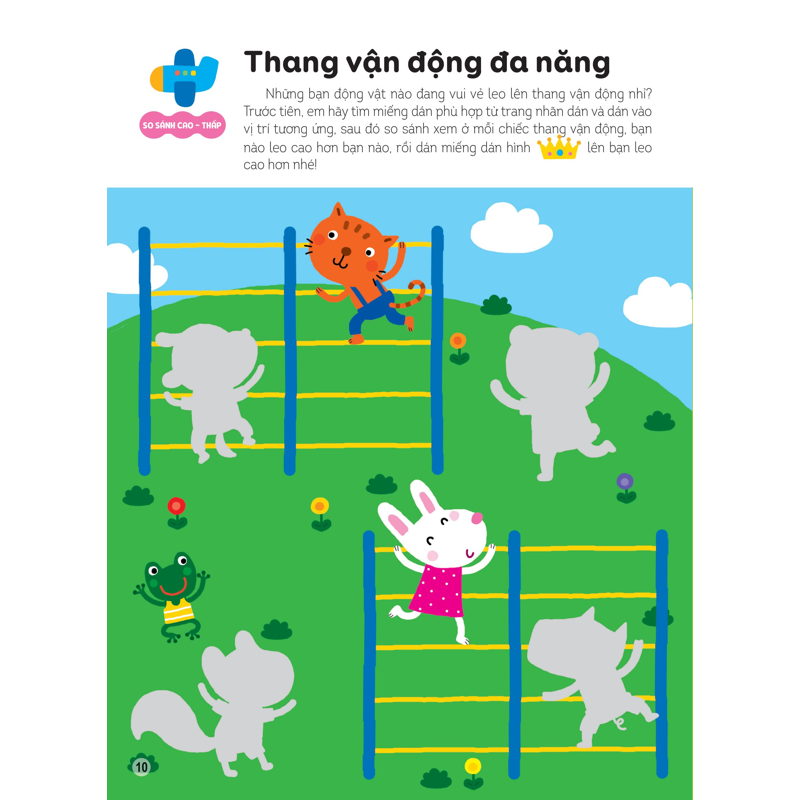 Hình Dán Thông Minh Giúp Bé Làm Quen Với Toán Học - Cây Nấm Của Thỏ Con