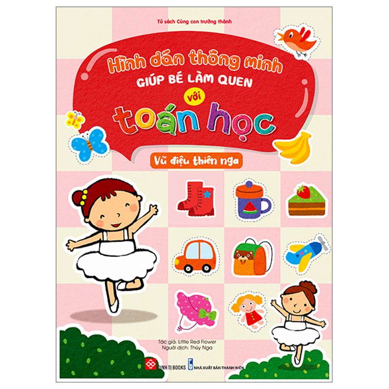Hình Dán Thông Minh Giúp Bé Làm Quen Với Toán Học - Cây Nấm Của Thỏ Con