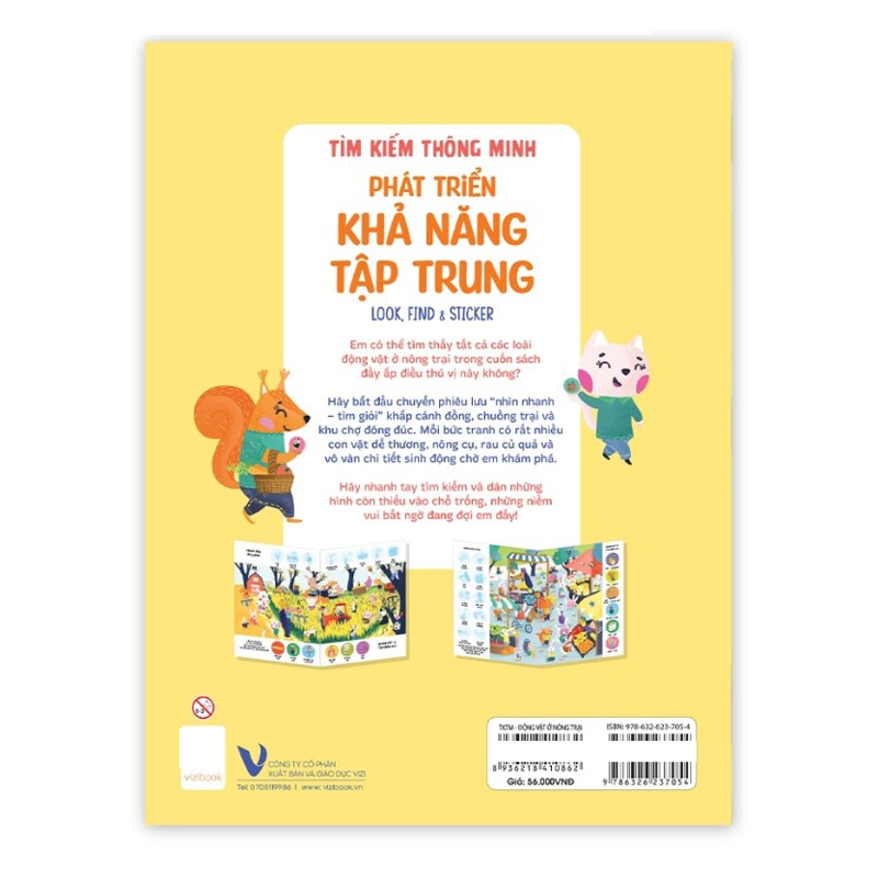 Tìm Kiếm Thông Minh Phát Triển Khả Năng Tập Trung - Động Vật Ở Nông Trại