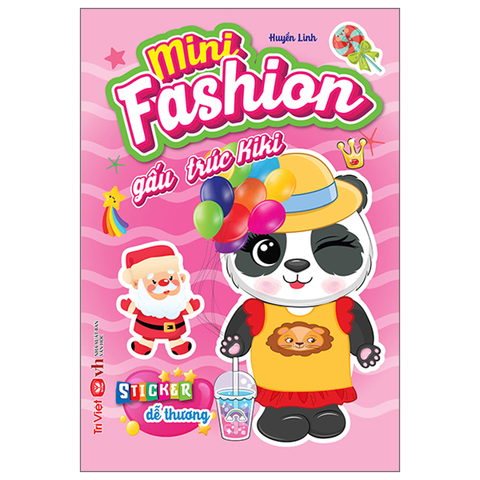 Mini Fashion - Gấu Trúc Kiki (Sticker Dễ Thương)