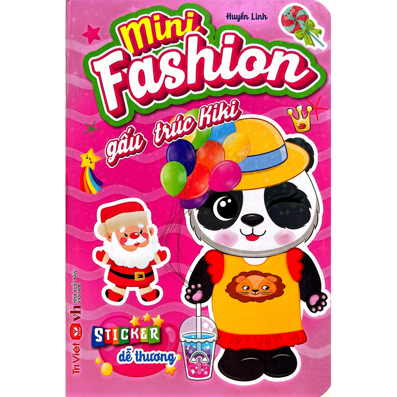 Mini Fashion - Gấu Trúc Kiki (Sticker Dễ Thương)