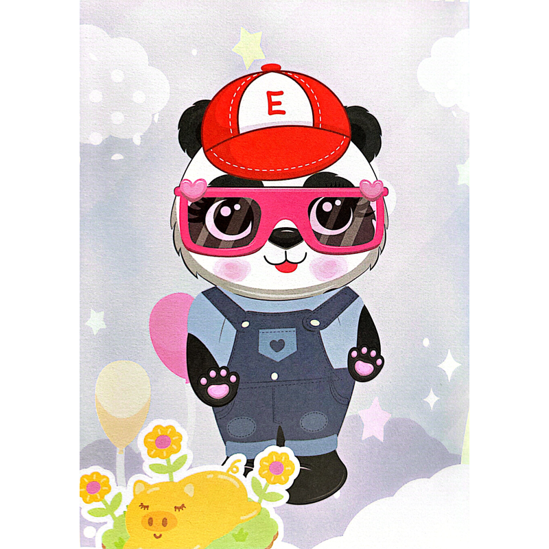 Mini Fashion - Gấu Trúc Kiki (Sticker Dễ Thương)