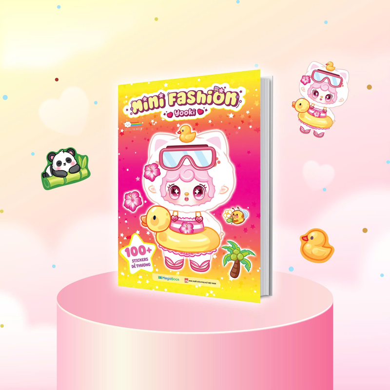 Mini Fashion - Yooki - Sách Bóc Dán Sticker Cho Bé Gái