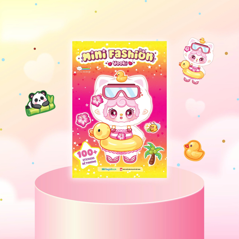 Mini Fashion - Yooki - Sách Bóc Dán Sticker Cho Bé Gái