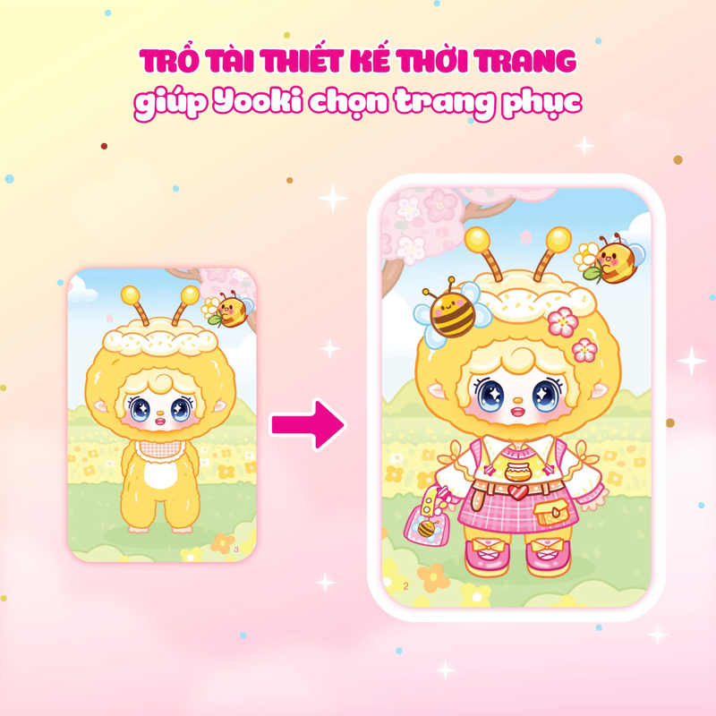 Mini Fashion - Yooki - Sách Bóc Dán Sticker Cho Bé Gái