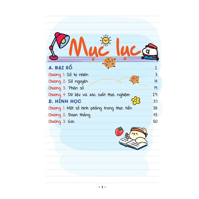 Mini Note - Công Thức Học Nhanh Toán 6