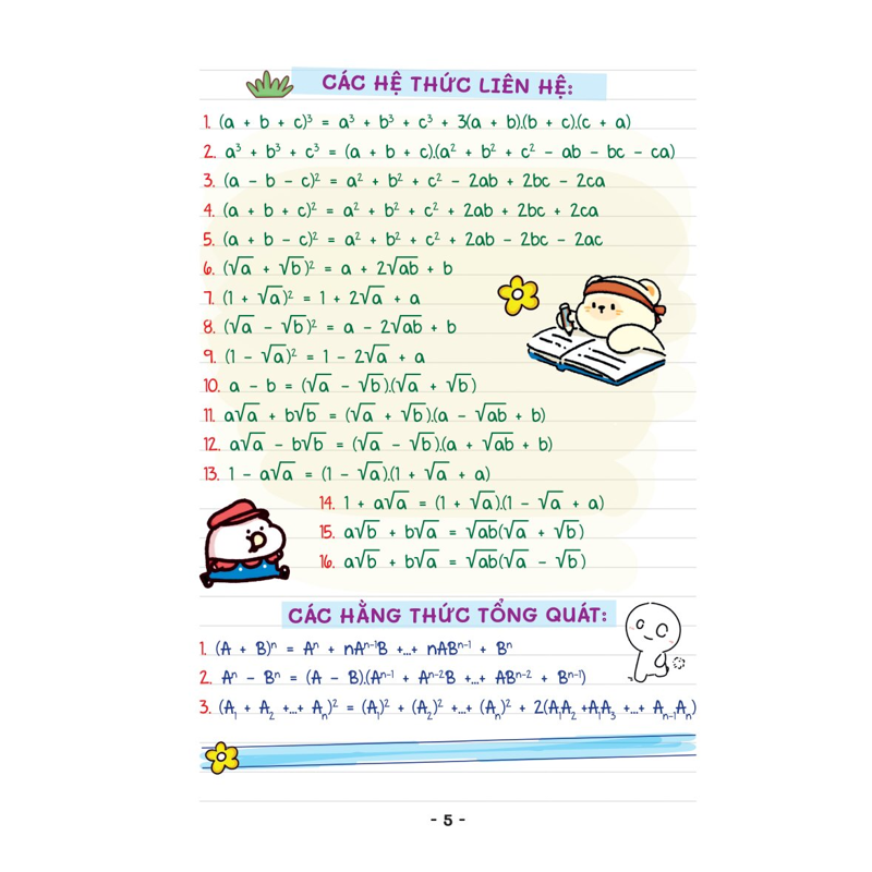 Mini Note - Công Thức Học Nhanh Toán 8