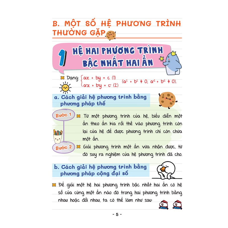 Mini Note -Công Thức Học Nhanh Toán 9