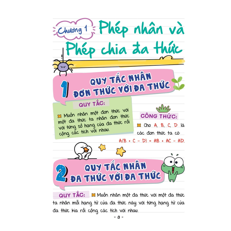 Mini Note - Siêu Gọn, Siêu Nhớ Toán 8
