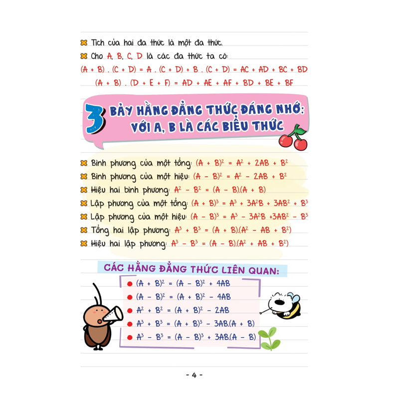 Mini Note - Siêu Gọn, Siêu Nhớ Toán 8