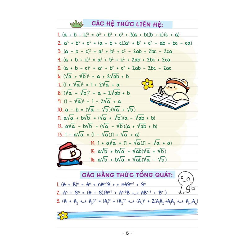 Mini Note - Siêu Gọn, Siêu Nhớ Toán 8