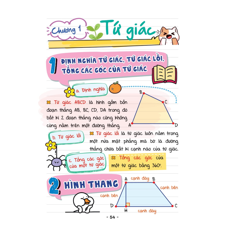 Mini Note - Siêu Gọn, Siêu Nhớ Toán 8