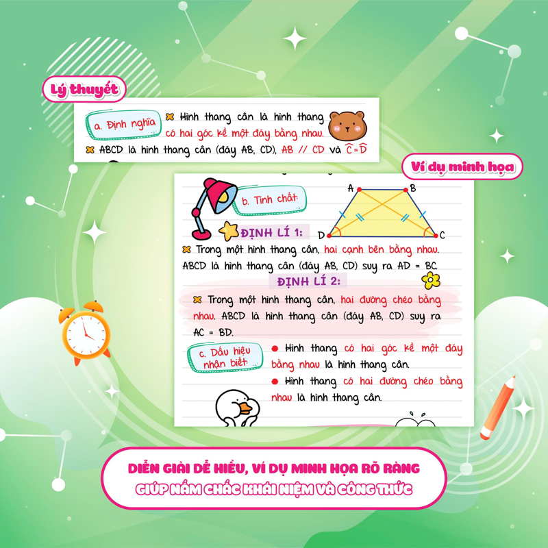 Mini Note - Siêu Gọn, Siêu Nhớ Toán 8