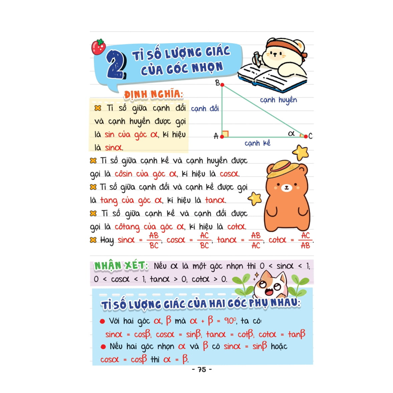 Mini Note - Siêu Gọn, Siêu Nhớ Toán 9