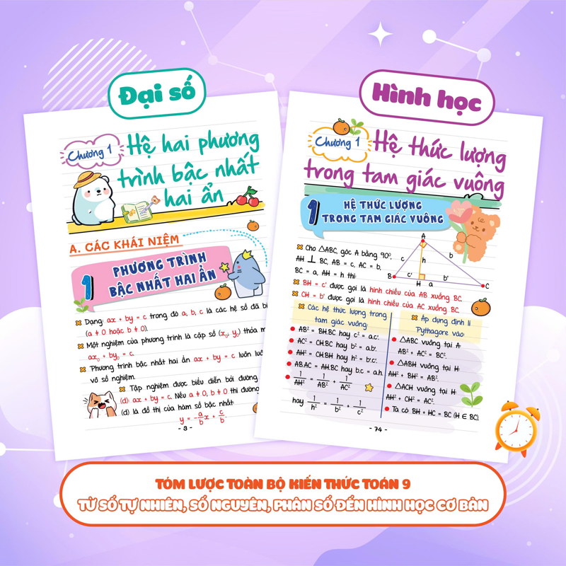 Mini Note - Siêu Gọn, Siêu Nhớ Toán 9
