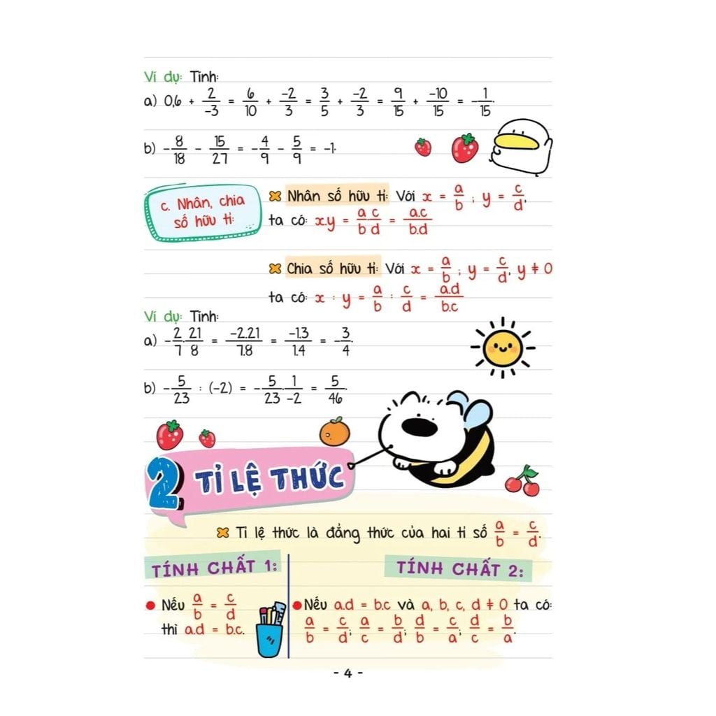 Mini Note - Siêu Gọn, Siêu Nhớ Toán 7