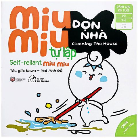 Ehon Kỹ Năng Sống - Miu Miu Tự Lập - Phần 2: Dọn Nhà