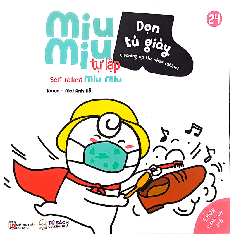Miu Miu Tự Lập-Dọn Tủ Giày (Ehon)(bản Song Ngữ)