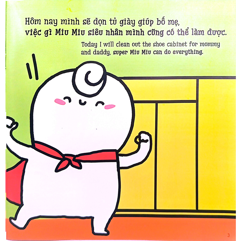 Miu Miu Tự Lập-Dọn Tủ Giày (Ehon)(bản Song Ngữ)