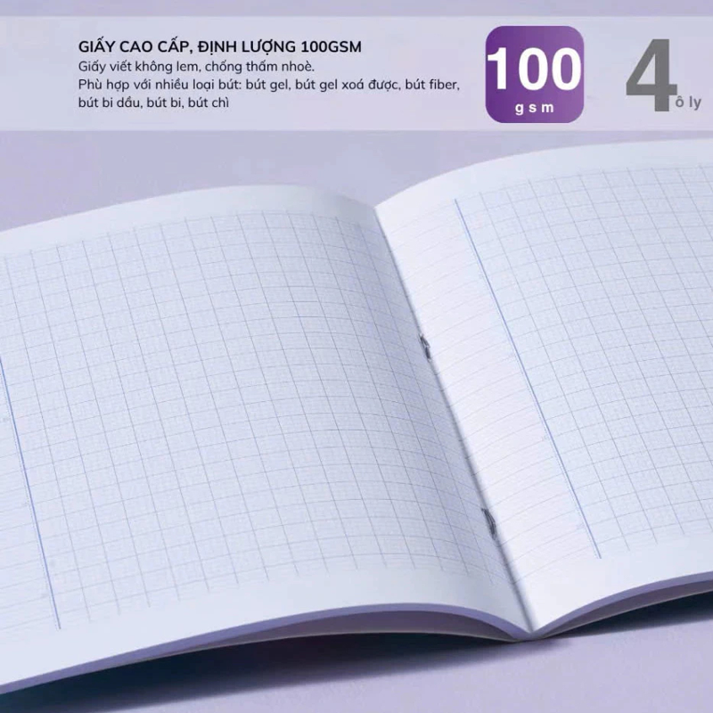 Future - Vở Xinh A5 96Tr 100 Gsm 4Oly (Combo 5 Tặng 1)